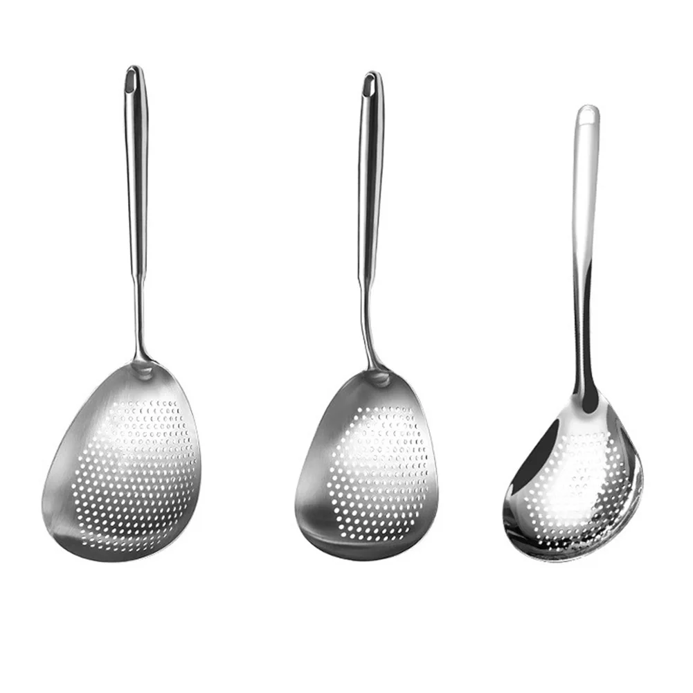 Stainless Steel Round Mesh Filter Spoon Colander For Fryer Oil Noodle Dumpling Multiple Uses Handy Filter Colanders Kitchen Tool
Stainless Steel Round Mesh Filter Spoon Colander For Fryer Oil Noodle Dumpling Multiple Uses Handy Filter Colanders Kitchen Tool