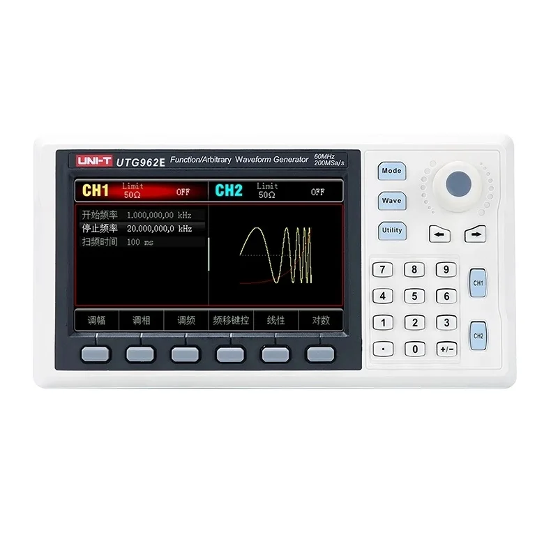 UNI-T UTG932E UTG962E Function/Arbitrary Waveform Generator 1μHz DDS Support Frequency Sweep Output Gerador De Audio 30/60MHz
UNI-T UTG932E UTG962E Function/Arbitrary Waveform Generator 1μHz DDS Support Frequency Sweep Output Gerador De Audio 30/60MHz