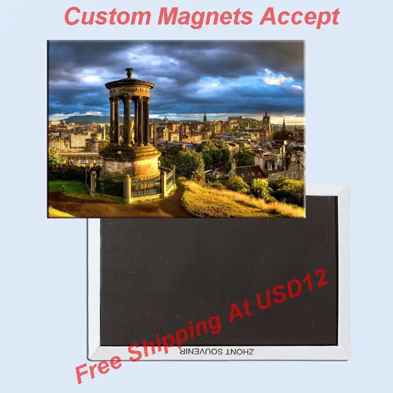 

Туристические магниты, наклейки для домашнего декора, эдинбургские магниты на холодильник, шотландский сувенир, магнит на холодильник 5691, у...