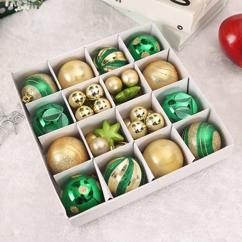 

1 коробка, украшения в виде рождественских шаров, 3-6 см, пластиковые небьющиеся подвесные шары для рождественской елки, Набор рождественских шаров для домашнего декора