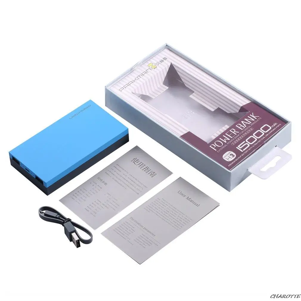 MODERN-H3 Colorful 15000mAh Quick Charge Portable External Battery Pack USB Dual Power Bank Support Quick Charge Input/Output
MODERN-H3 Colorful 15000mAh Quick Charge Portable External Battery Pack USB Dual Power Bank Support Quick Charge Input/Output