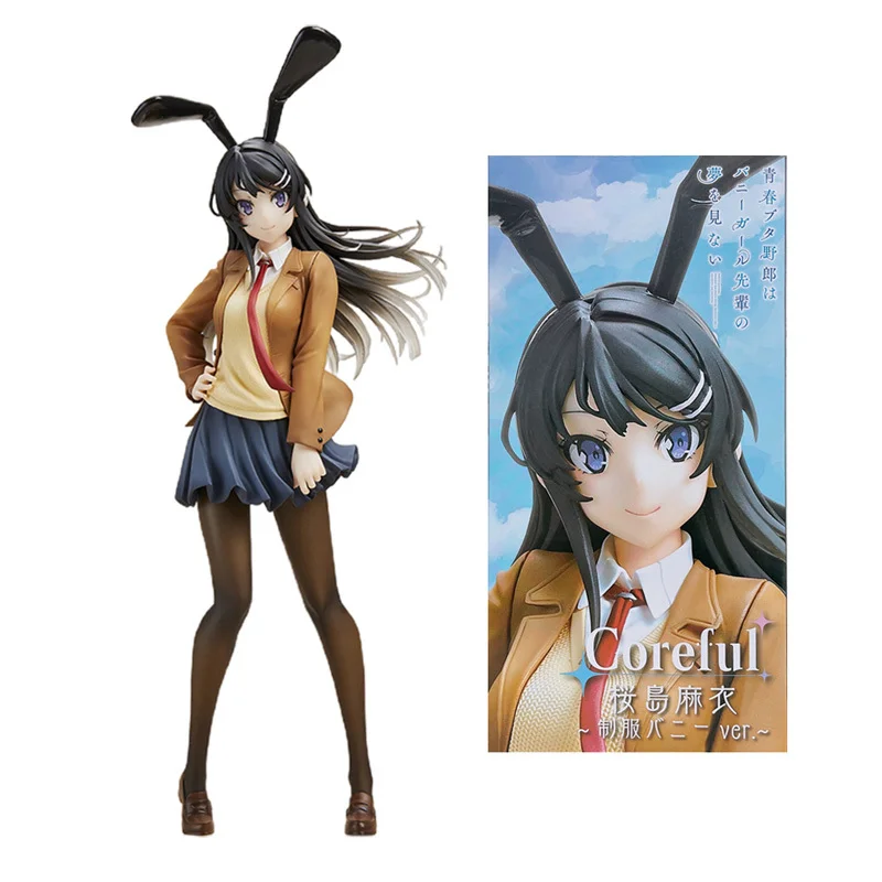 

Original Anime Seishun Buta Yaro Wa Yumemiru Shoujo No Yume Wo Minai Coreful Bunny Girl Sakurajima Mai Action Figures Toys Gifts