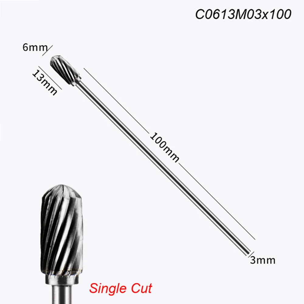 1/5pc Rotary Files Burr Tungsten Carbide Engraving Cutter Double Single Cut Carving Grinder Abrasive Tools Milling Cutter Drill
1/5pc Rotary Files Burr Tungsten Carbide Engraving Cutter Double Single Cut Carving Grinder Abrasive Tools Milling Cutter Drill