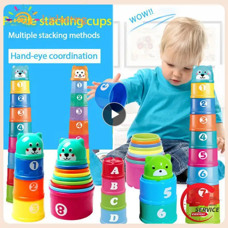 2021 Cartoon Bear Stacking Cup Rainbow Cup Children's Educational Fun Hourglass Stacking Toy Science Education Bath Toy Gift
2021 Cartoon Bear Stacking Cup Rainbow Cup Children's Educational Fun Hourglass Stacking Toy Science Education Bath Toy Gift
