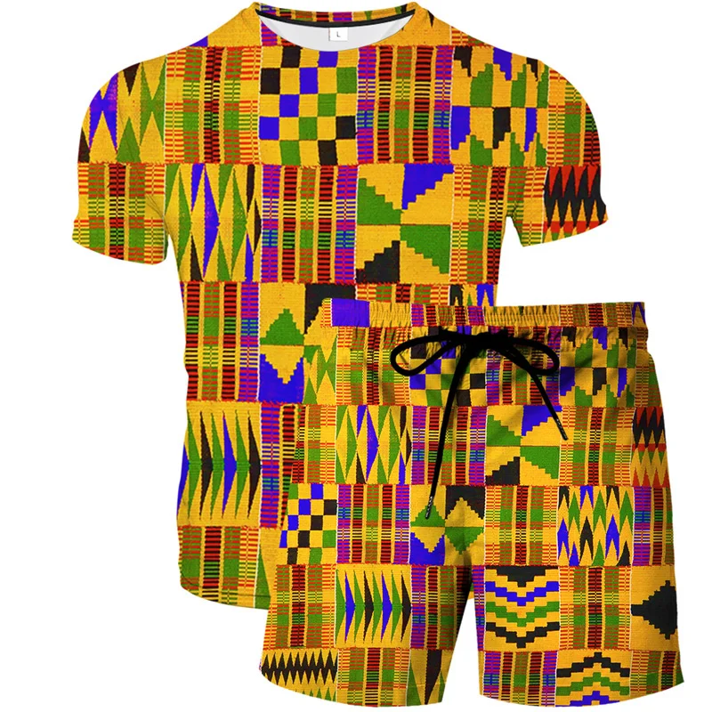 Summer Tracksuit T Shirt Men Causal O-neck Geometric Figures Print Suit Male New Fashion Man Sportswear Men Sets Short Outfits
Summer Tracksuit T Shirt Men Causal O-neck Geometric Figures Print Suit Male New Fashion Man Sportswear Men Sets Short Outfits