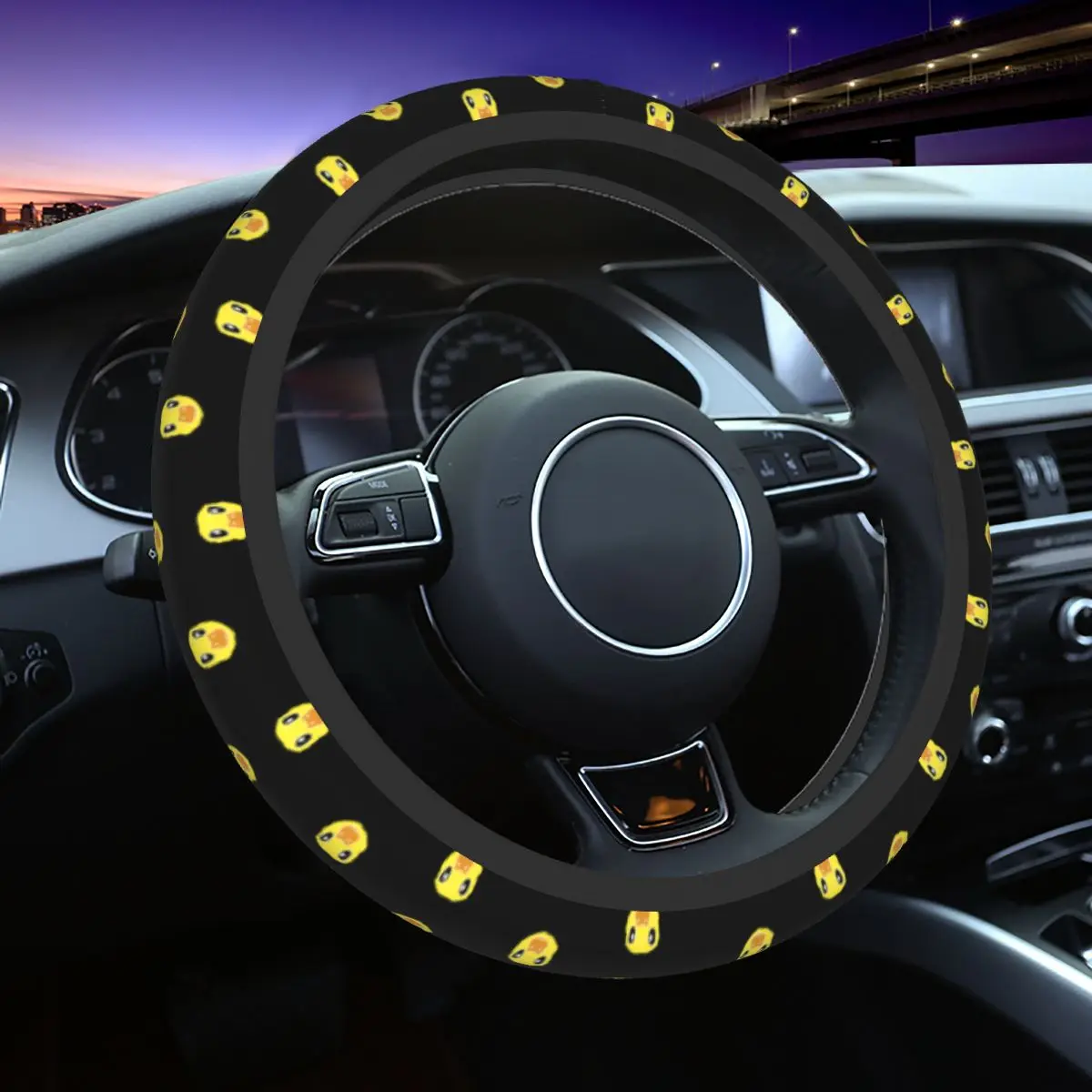 Cute Yellow Duck Car Steering Wheel Cover 37-38 Anti-slip Elastische Car-styling Car Accessories
Cute Yellow Duck Car Steering Wheel Cover 37-38 Anti-slip Elastische Car-styling Car Accessories