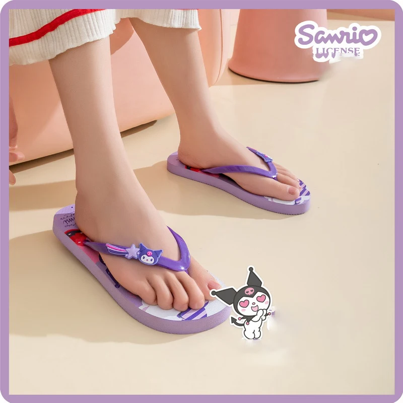 Kawaii Anime Sanrio Kuromi Cinnamoroll My Melody Hello Kitty Slippers Female Summer New Cute Cartoon Soft Flipflops Beach Shoes
Kawaii Anime Sanrio Kuromi Cinnamoroll My Melody Hello Kitty Slippers Female Summer New Cute Cartoon Soft Flipflops Beach Shoes