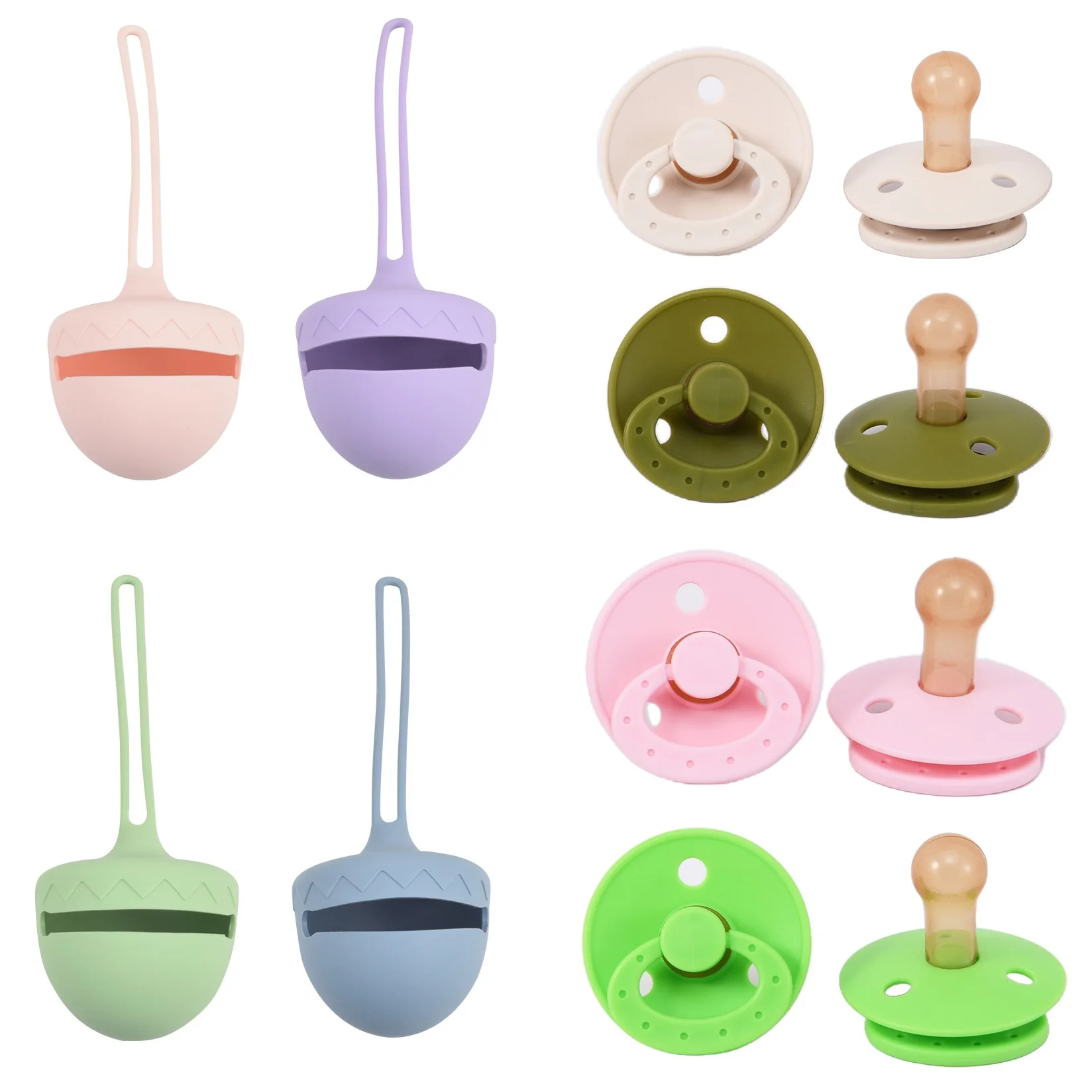 Baby Pacifier Holder BPA Free Food Grade Silicone Infant Nipple Teether Pacifier Baby Soother Storage Box For Newborn
Baby Pacifier Holder BPA Free Food Grade Silicone Infant Nipple Teether Pacifier Baby Soother Storage Box For Newborn