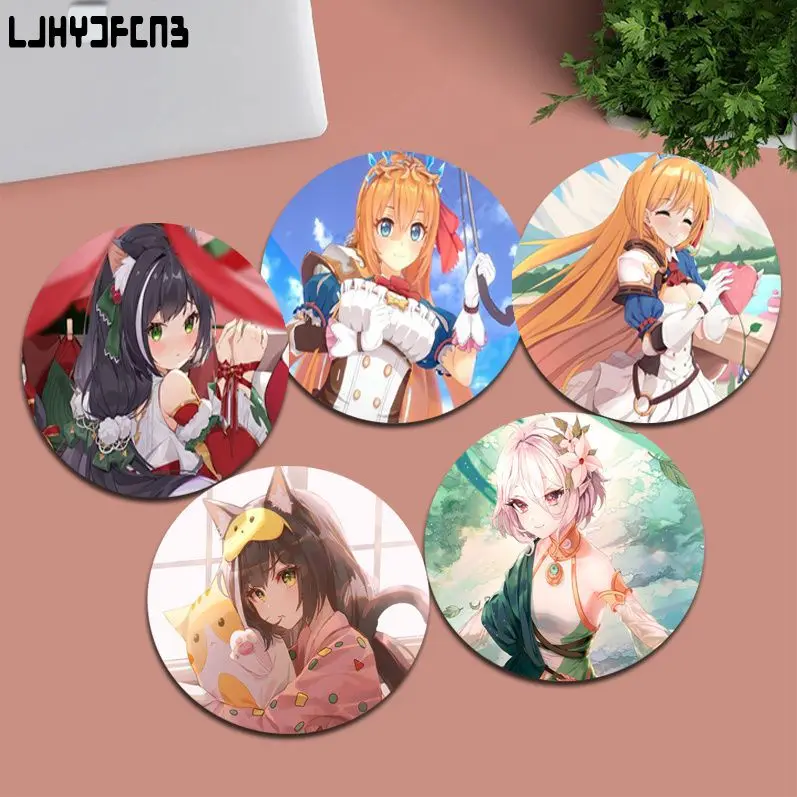 LJHYDFCNB Princess Connect Mousepad Tide Round Keyboard Mat Table Mat Students Cabinet Gamer Desktop Mousepad Deskpad Home Decor
LJHYDFCNB Princess Connect Mousepad Tide Round Keyboard Mat Table Mat Students Cabinet Gamer Desktop Mousepad Deskpad Home Decor