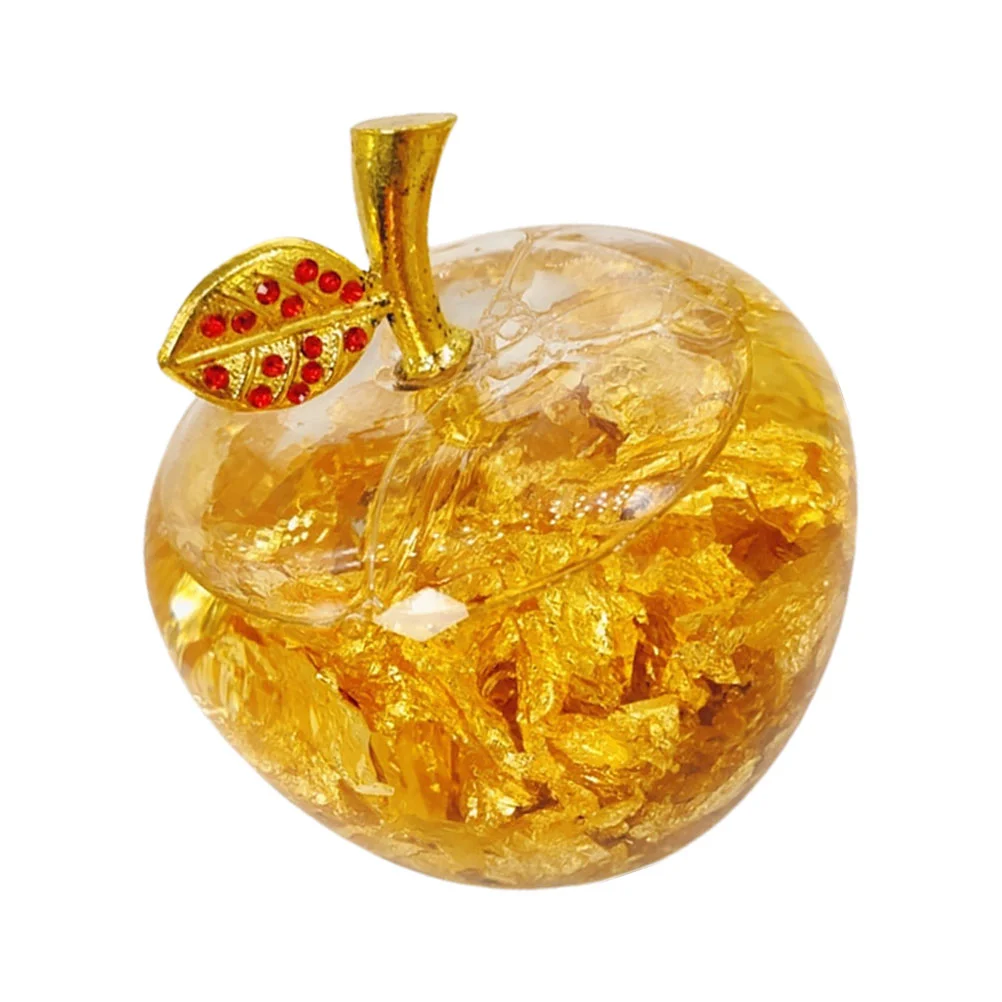 Crystal Decor Ornament Apple Decoration Apples Desktop Decorative Craft Adornment Car Table Sculpture Paperweight Golden Gift
Crystal Decor Ornament Apple Decoration Apples Desktop Decorative Craft Adornment Car Table Sculpture Paperweight Golden Gift