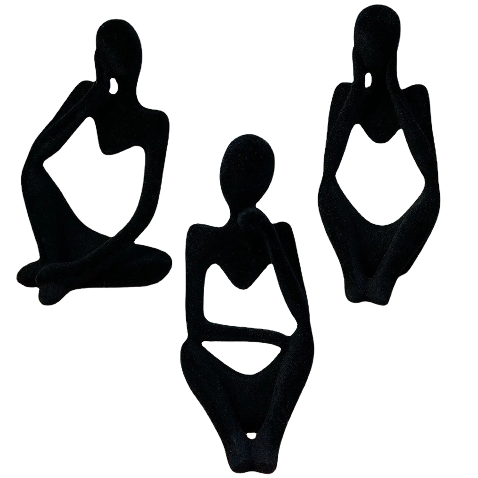 3pcs Living Room Elegant Housewarming Gift Thinker Statue Black Craft Modern Abstract Art Flocked Sculpture Decorative Ornament
3pcs Living Room Elegant Housewarming Gift Thinker Statue Black Craft Modern Abstract Art Flocked Sculpture Decorative Ornament