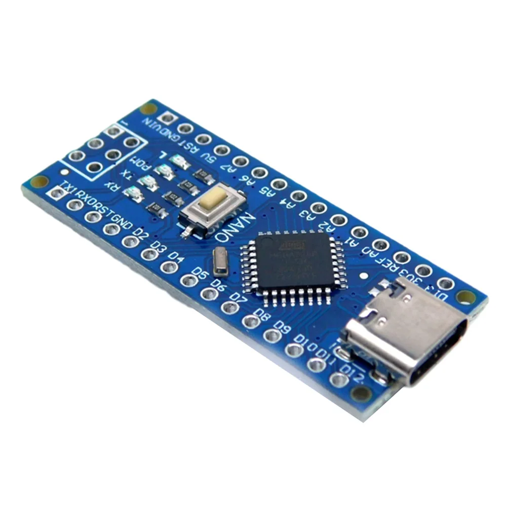 TYPE-C Interface Module Nano V3.0 ATmega328P Compatible 5V 16MHz USB-C Microcontroller
TYPE-C Interface Module Nano V3.0 ATmega328P Compatible 5V 16MHz USB-C Microcontroller