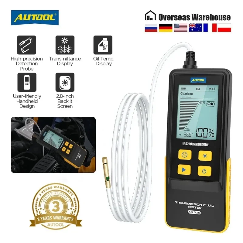 Цифровой тестер трансмиссии AUTOOL AS505, цифровой дисплей для ремонта бензинового и дизельного двигателя
Цифровой тестер трансмиссии AUTOOL AS505, цифровой дисплей для ремонта бензинового и дизельного двигателя