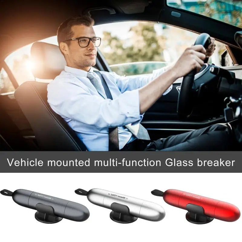 Car Safety Hammer Life Saving Auto Emergency Glass Window Breaker Seat Belt Cutter Car Emergency Aluminum Alloy Escape Hammer
Car Safety Hammer Life Saving Auto Emergency Glass Window Breaker Seat Belt Cutter Car Emergency Aluminum Alloy Escape Hammer
