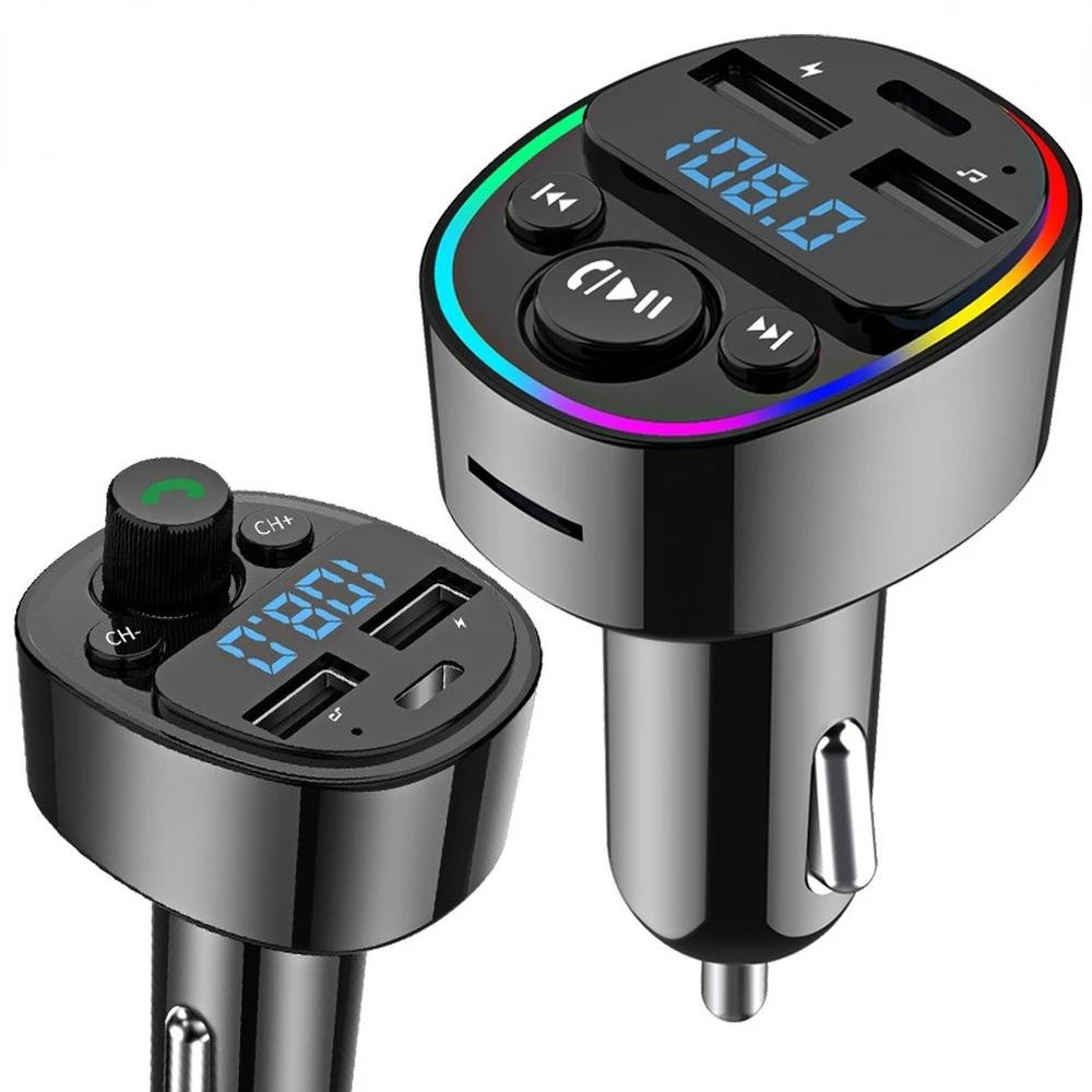 Автомобильный громкой связи Bluetooth совместимый 5,0 FM-передатчик автомобильный комплект 2 USB быстрое зарядное устройство MP3 модулятор плеер гар...
Автомобильный громкой связи Bluetooth совместимый 5,0 FM-передатчик автомобильный комплект 2 USB быстрое зарядное устройство MP3 модулятор плеер гар...