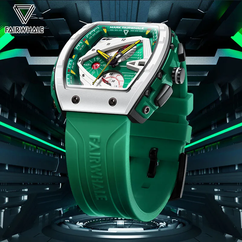Mark Fairwhale Luxury Quartz Watches Mens Sport Silicone Strap Waterproof Tonneau Mille Fashion Original Wrist Watch Reloj 2023
Mark Fairwhale Luxury Quartz Watches Mens Sport Silicone Strap Waterproof Tonneau Mille Fashion Original Wrist Watch Reloj 2023