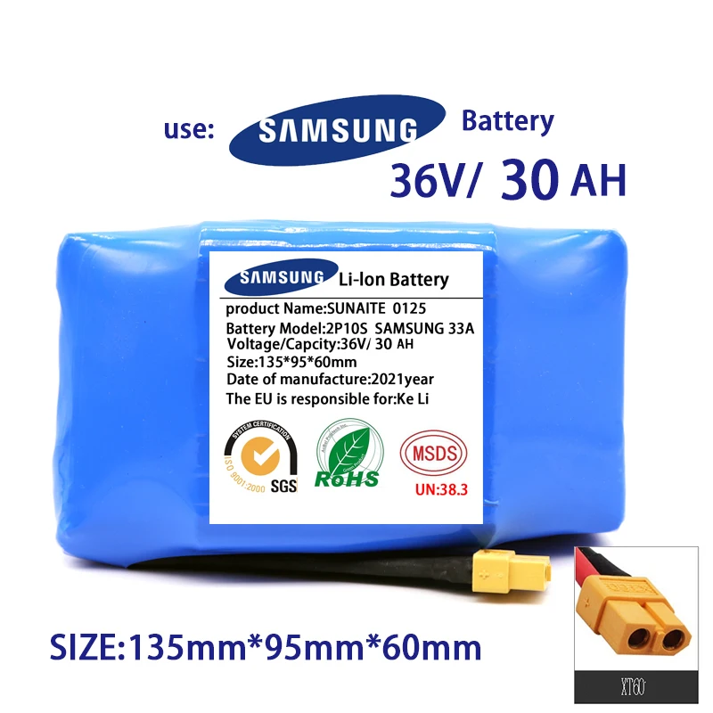 100% Original 36v 30Ah lithium battery 10s2p 36v Battery 30000mAh lithium ion pack 42V 30000mah scooter twist car battery
100% Original 36v 30Ah lithium battery 10s2p 36v Battery 30000mAh lithium ion pack 42V 30000mah scooter twist car battery