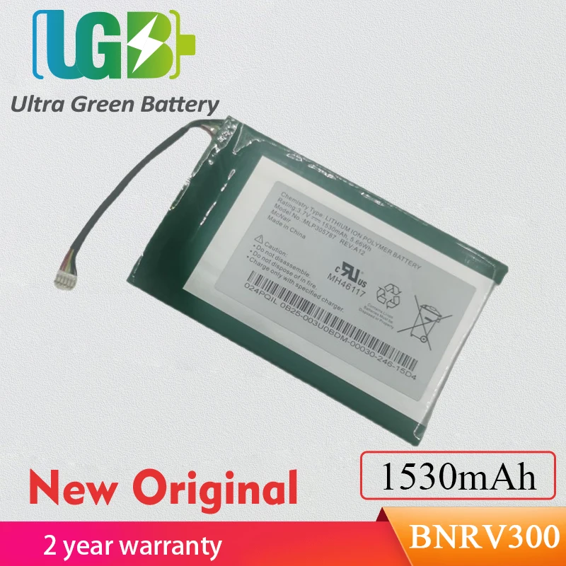 UGB genuine New for Barnes&Noble BNRV300 Nook Simple Touch Tablet Battery MLP305787
UGB genuine New for Barnes&Noble BNRV300 Nook Simple Touch Tablet Battery MLP305787
