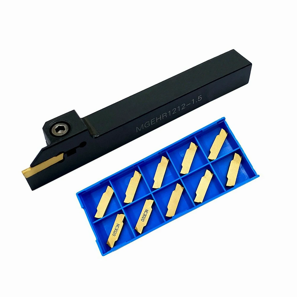 10 Pcs MGMN150-G Carbide Grooving Inserts MGEHR1212-1.5 Grooving Cutter Holder For Turing Tools Accessories
10 Pcs MGMN150-G Carbide Grooving Inserts MGEHR1212-1.5 Grooving Cutter Holder For Turing Tools Accessories