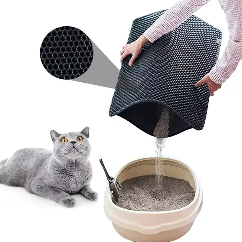2020JMTWaterproof Pet Cat Litter Mat EVA Double Layer Cat Litter Large Flexible Trapping Box Non-slip Cat Mat Pet Litter Catcher
2020JMTWaterproof Pet Cat Litter Mat EVA Double Layer Cat Litter Large Flexible Trapping Box Non-slip Cat Mat Pet Litter Catcher