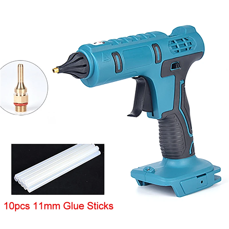 Cordless Hot Melt Welding Hot Air Gun with 10pc 11mm Sticks Electric Hot Melt Glue Gun for Makita 18V Battery DIY Repair Machine
Cordless Hot Melt Welding Hot Air Gun with 10pc 11mm Sticks Electric Hot Melt Glue Gun for Makita 18V Battery DIY Repair Machine