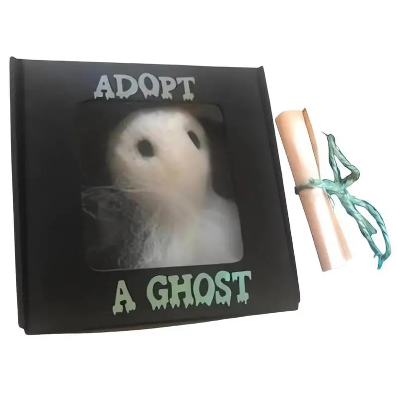 Cute Little Pocket Ghost With A Tiny Scroll Mini Plush Stuffed Ghost Doll Adopt A Ghost Companion Toy Creative Halloween Gifts
Cute Little Pocket Ghost With A Tiny Scroll Mini Plush Stuffed Ghost Doll Adopt A Ghost Companion Toy Creative Halloween Gifts