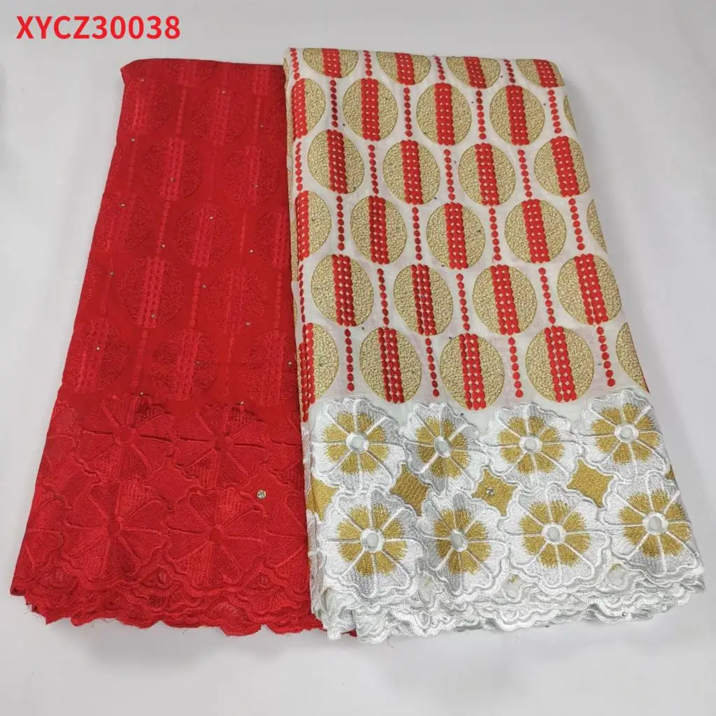 Popular Handmade Nigerian Fabric Guaranteed Quality 2.5+2.5 Cotton Swiss Lace In For Women Party Dress Sewing XYCZ30038
Popular Handmade Nigerian Fabric Guaranteed Quality 2.5+2.5 Cotton Swiss Lace In For Women Party Dress Sewing XYCZ30038