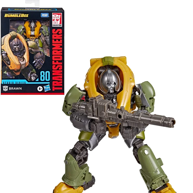 Takara Transformers Studio Series 80 Deluxe Bumblebee Brawn Toy Gift Collection Action Figure Anime Figure NEW For Children
Takara Transformers Studio Series 80 Deluxe Bumblebee Brawn Toy Gift Collection Action Figure Anime Figure NEW For Children