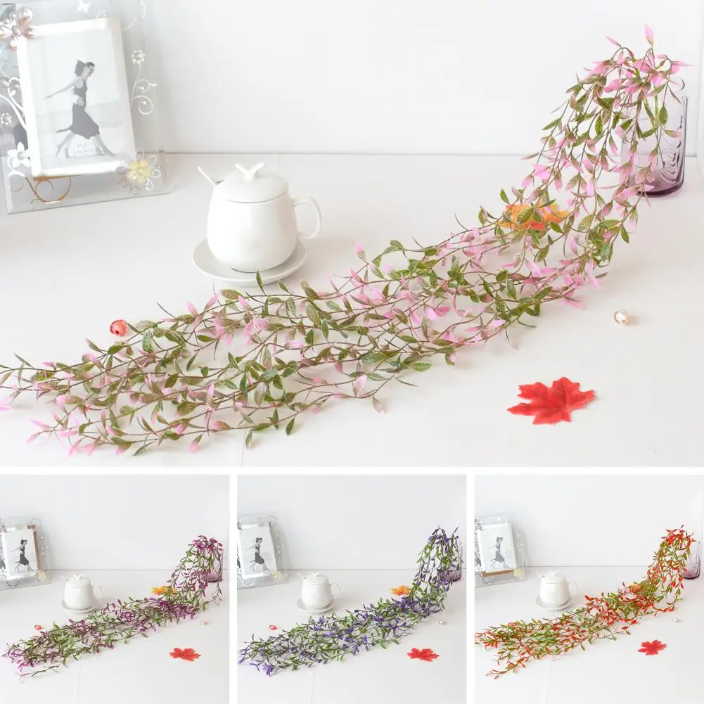 Artificial Plant Vivid Plastic Rattan Fresh Keeping Easy Care Wall Hanging Vitality Simulation Rattan Leaves Vine Party Supply
Artificial Plant Vivid Plastic Rattan Fresh Keeping Easy Care Wall Hanging Vitality Simulation Rattan Leaves Vine Party Supply