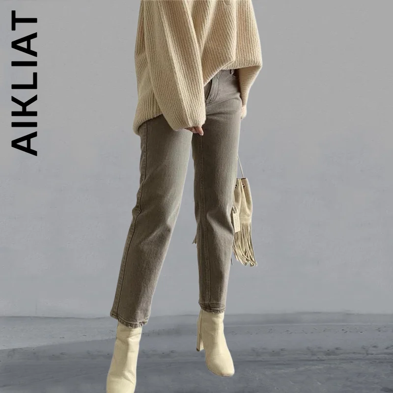 Aikliat Y2k High Waist 2022 Baggy Plus Size Denim Pants Women Jeans Loose Student Full Length Streetwear Retro Trousers Female
Aikliat Y2k High Waist 2022 Baggy Plus Size Denim Pants Women Jeans Loose Student Full Length Streetwear Retro Trousers Female