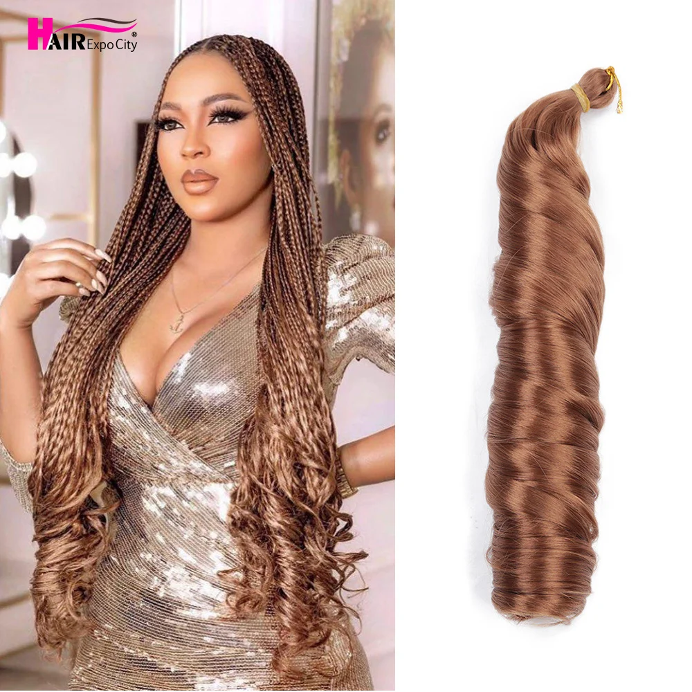 French Curls Braiding Hair Synthetic Crochet Braid Hair Extensions 22 Inch Silky Braids Loose Wavy Spiral Curl Hair Expo City 
French Curls Braiding Hair Synthetic Crochet Braid Hair Extensions 22 Inch Silky Braids Loose Wavy Spiral Curl Hair Expo City