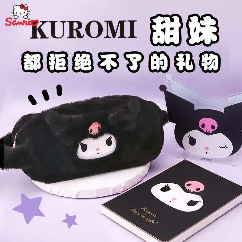 New Kawaii Sanrios Stationery Kuromi Cartoon Anime Cute Plush Pencil Case Students Large Capacity Stationery Box Children Gifts
New Kawaii Sanrios Stationery Kuromi Cartoon Anime Cute Plush Pencil Case Students Large Capacity Stationery Box Children Gifts