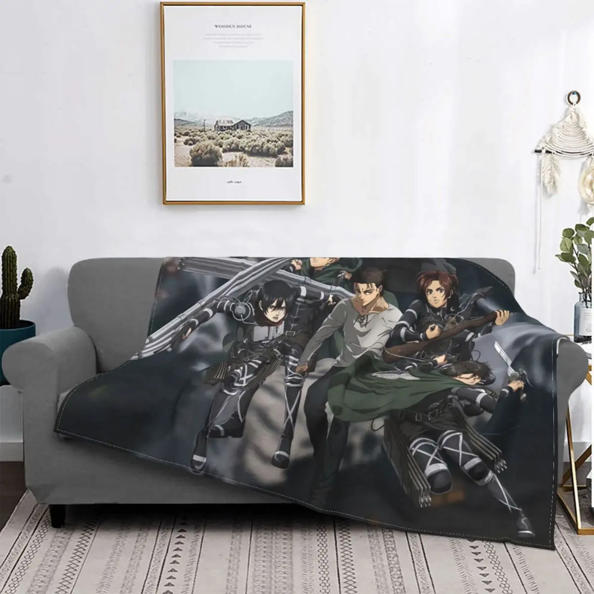 Ultra-Soft Fleece Attack On Titan Throw Blanket Warm Flannel Anime Shingeki No Kyojin Blankets for Bedroom Home Couch Quilt
Ultra-Soft Fleece Attack On Titan Throw Blanket Warm Flannel Anime Shingeki No Kyojin Blankets for Bedroom Home Couch Quilt