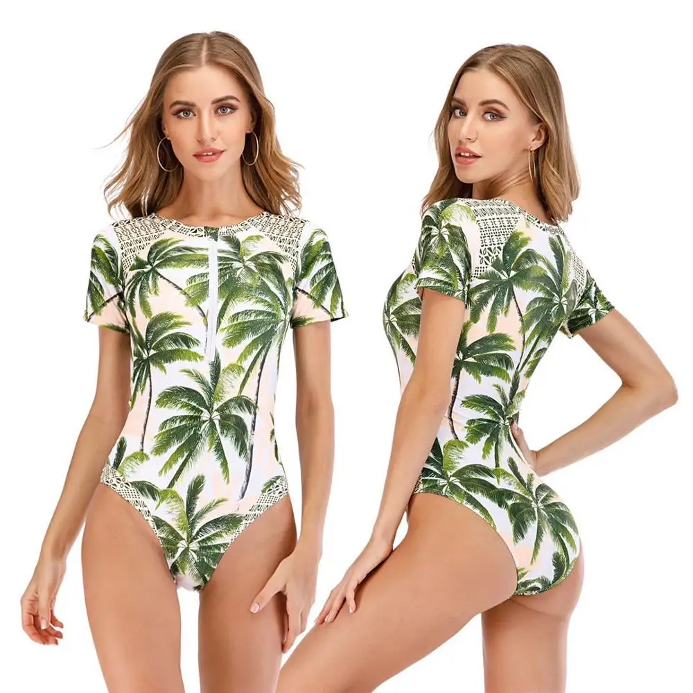 Sexy Swimsuit Bikini Rash Guard women Short Sleeve swimwear rashguard surfing one Piece Swimsuit Tankini surf swimming suit
Sexy Swimsuit Bikini Rash Guard women Short Sleeve swimwear rashguard surfing one Piece Swimsuit Tankini surf swimming suit