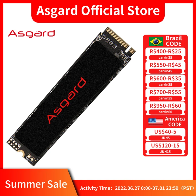 Asgard M.2 NVMe 250GB 500GB 1T 2T AN2 Internal Hard Disk PCIe3.0 X4 SSD m2 2280 for Laptop Desktop
Asgard M.2 NVMe 250GB 500GB 1T 2T AN2 Internal Hard Disk PCIe3.0 X4 SSD m2 2280 for Laptop Desktop