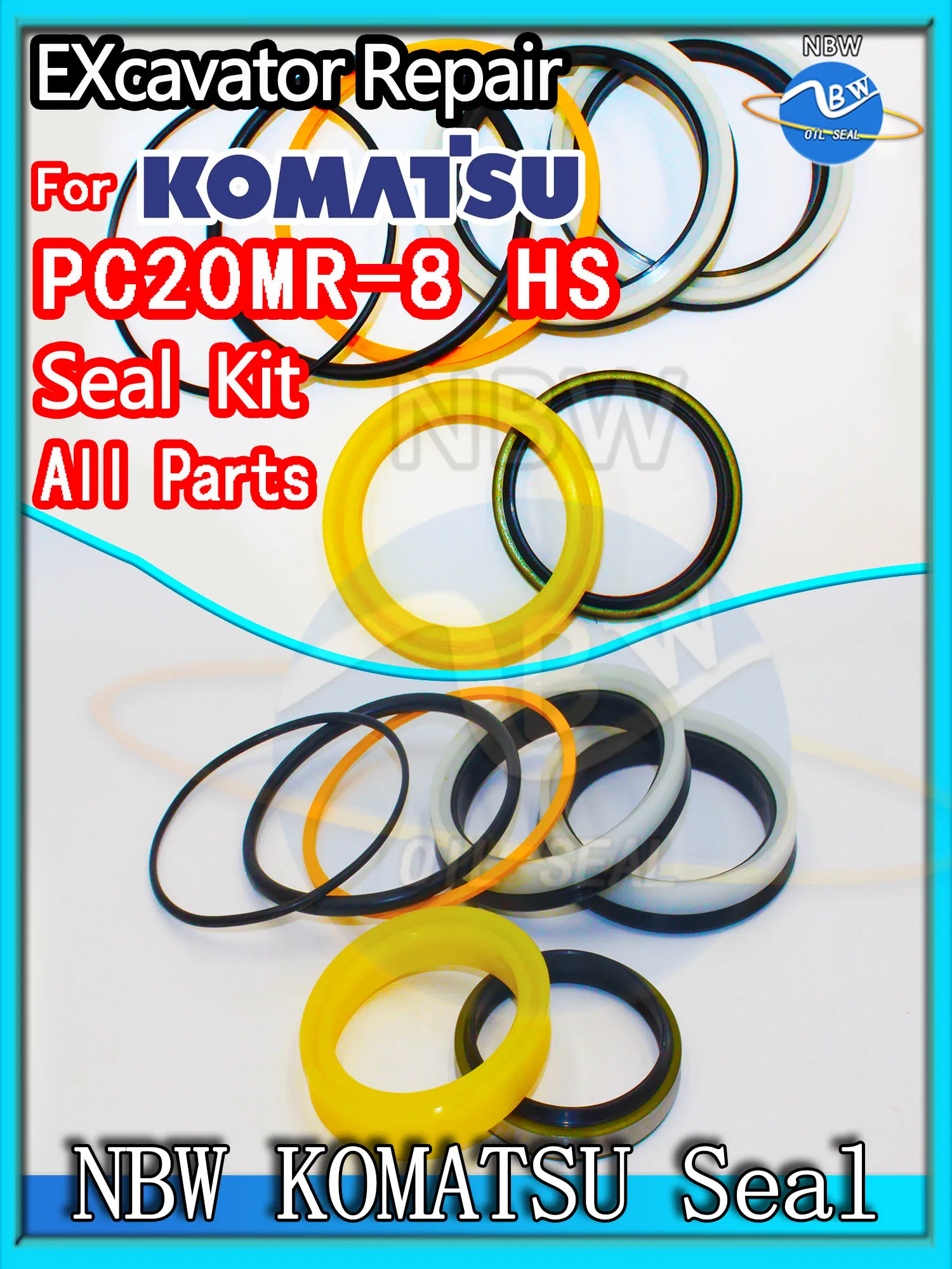 For KOMATSU PC20MR-8 HS Excavator Oil Seal Kit High Quality Repair PC20MR 8 HS TRAVEL Joystick Engine O-ring Cylinder BOOM ARM
For KOMATSU PC20MR-8 HS Excavator Oil Seal Kit High Quality Repair PC20MR 8 HS TRAVEL Joystick Engine O-ring Cylinder BOOM ARM