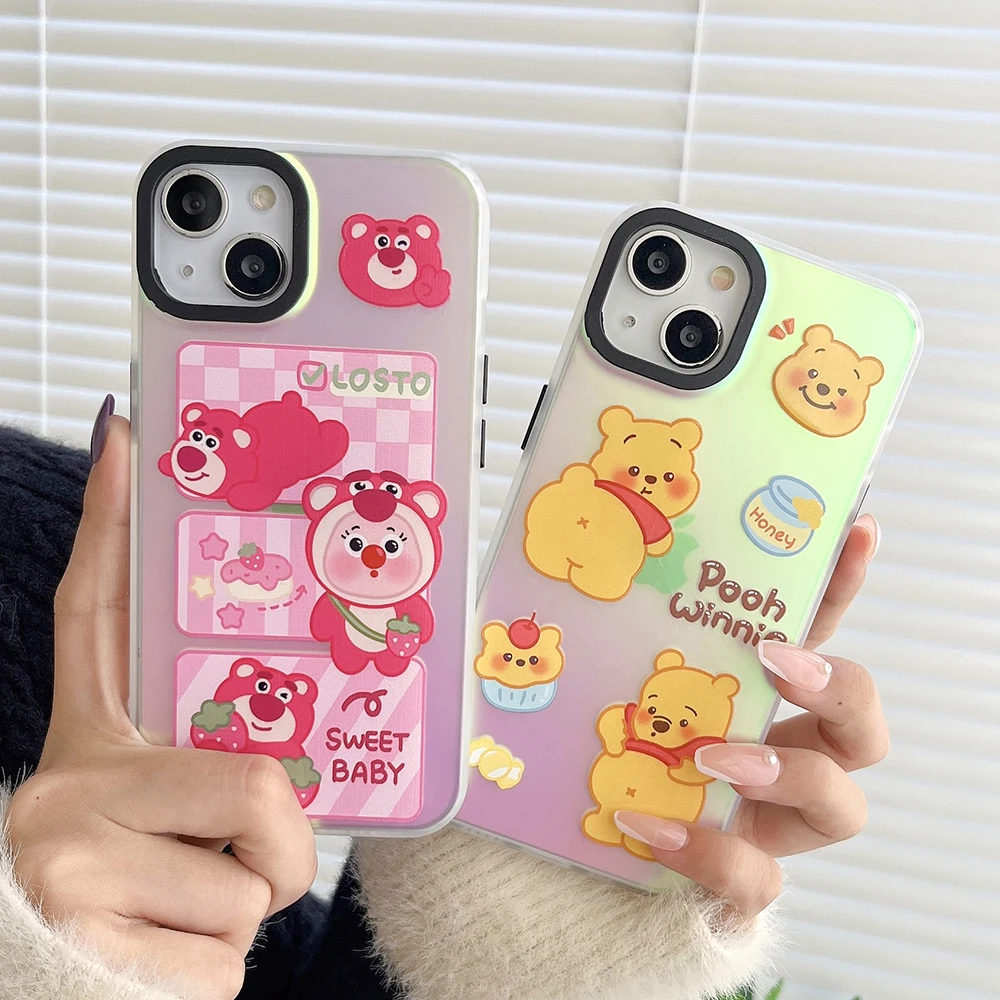 Ins Disney Lotso Winnie Laser Phone Case for IPhone 14 13 12 11 Pro Max X XR XS MAX Plus Hard Shell Anti-fall Back Cover
Ins Disney Lotso Winnie Laser Phone Case for IPhone 14 13 12 11 Pro Max X XR XS MAX Plus Hard Shell Anti-fall Back Cover