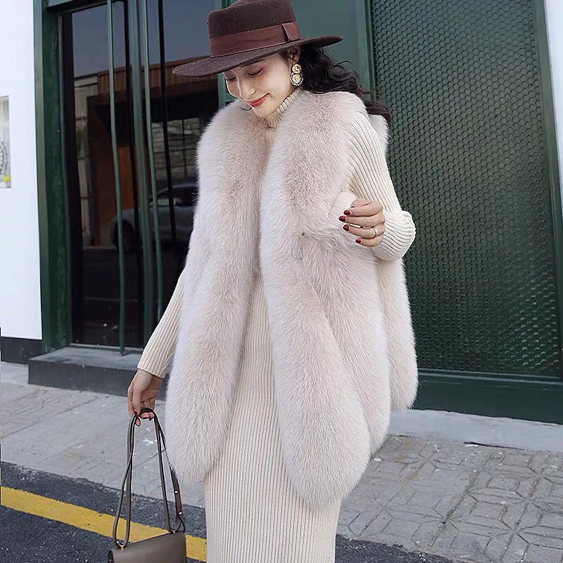 Lisidun 2022 new Fox Fur Vest full leather production high-end quality fur jacket coat women's new style
Lisidun 2022 new Fox Fur Vest full leather production high-end quality fur jacket coat women's new style