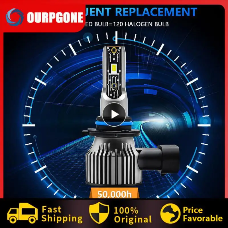 120w 12000lm Car Headlights Practical Fog Lamp Superbright Multifunctional Car Led Light Headlight Car Accessories Durable
120w 12000lm Car Headlights Practical Fog Lamp Superbright Multifunctional Car Led Light Headlight Car Accessories Durable