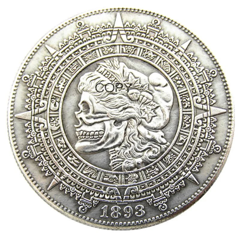 HB(149)US Hobo Morgan Dollar Skull Zombie Zkeleton Silver Plated Copy Coins
HB(149)US Hobo Morgan Dollar Skull Zombie Zkeleton Silver Plated Copy Coins
