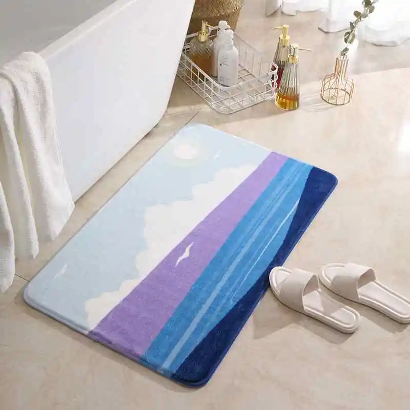 Printed doormat, living room carpet, bathroom anti-skid floor mat, bathroom foot mat, bedroom
Printed doormat, living room carpet, bathroom anti-skid floor mat, bathroom foot mat, bedroom