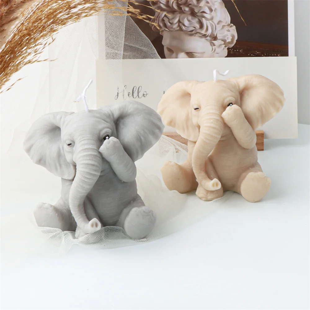 3D Lovely Blindfolded Elephant Candle Silicone Mold Don't Hear No Speak Animal Aromatherapy Plaster Craft Soap Epoxy Resin Mould
3D Lovely Blindfolded Elephant Candle Silicone Mold Don't Hear No Speak Animal Aromatherapy Plaster Craft Soap Epoxy Resin Mould