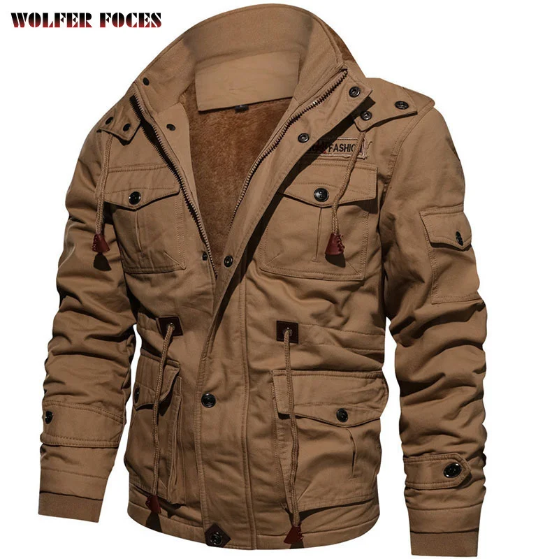 Winter Jackets Men's Hooded Plush Thickened Coat Autumn Large Tactical Cotton Medium And Long Work Clothes Bomber Tactical Coats
Winter Jackets Men's Hooded Plush Thickened Coat Autumn Large Tactical Cotton Medium And Long Work Clothes Bomber Tactical Coats