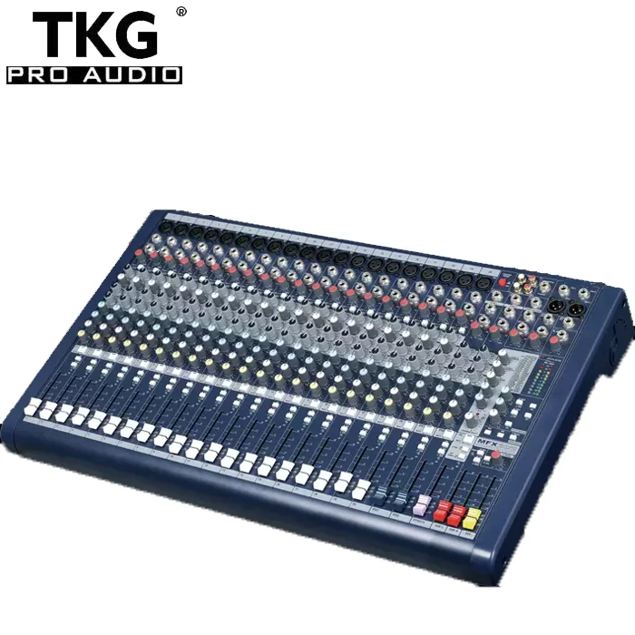 TKG MFX 20/2 20 input channels professional audio mixer professional mixing dj console
TKG MFX 20/2 20 input channels professional audio mixer professional mixing dj console