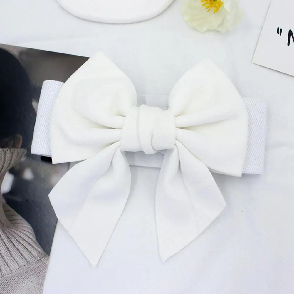 Women Elastic Belt Versatile Women's Wide Elastic Waistband with Elegant Large Bowknot Dress Decorative Belt for Stylish Waist
Women Elastic Belt Versatile Women's Wide Elastic Waistband with Elegant Large Bowknot Dress Decorative Belt for Stylish Waist