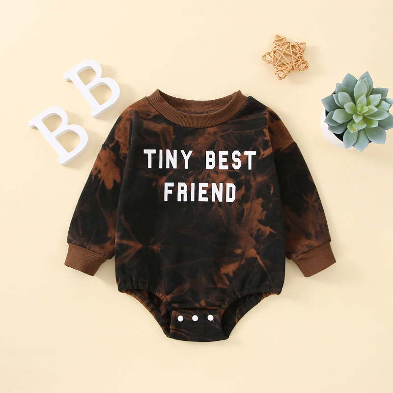 Baby Girl Boy Crewneck Sweatshirt Romper Letter Print Long Sleeve Oversized Pullover Sweater Top Fall Winter Clothes
Baby Girl Boy Crewneck Sweatshirt Romper Letter Print Long Sleeve Oversized Pullover Sweater Top Fall Winter Clothes