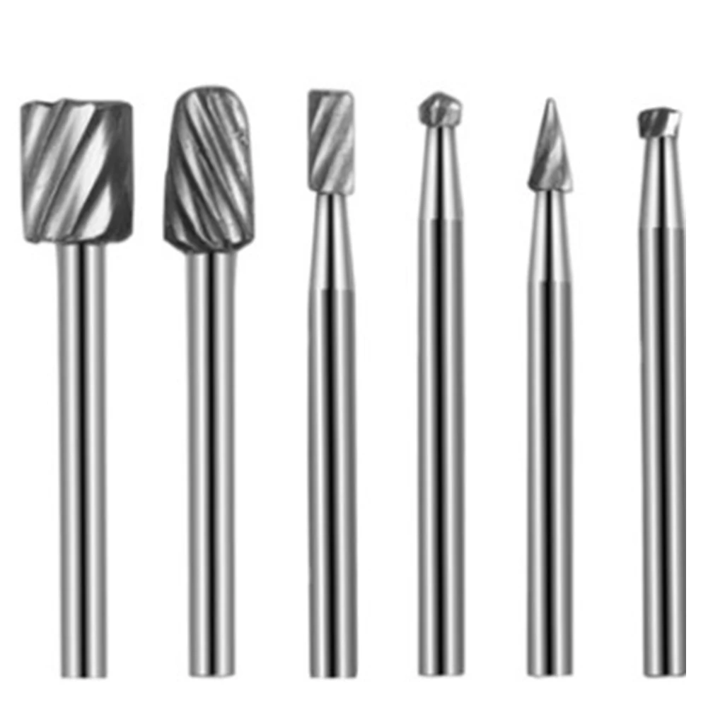 6PCS HSS Rotary Multi Tool Burr Routing Router Bit Mill Cutter Attachment Drill Bits For Metal Milling Electric Rotary Tools
6PCS HSS Rotary Multi Tool Burr Routing Router Bit Mill Cutter Attachment Drill Bits For Metal Milling Electric Rotary Tools