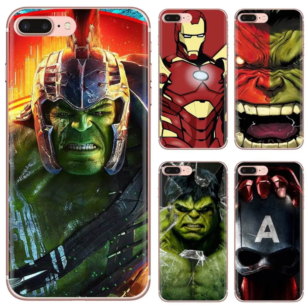 Мягкий чехол Ironman и Халк комикс Marvel для Samsung Galaxy A12 A31 A41 A51 A71 A20e A21s M30 A10 A30 A40 A50 A60 A70 -