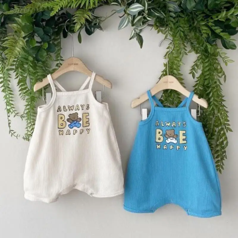 2022 Newborn Infant Romper Baby Girl Bear Sleeveless Sling Jumpsuit Breathable Children Boy Cotton Short Sleeve Tops+shorts Suit
2022 Newborn Infant Romper Baby Girl Bear Sleeveless Sling Jumpsuit Breathable Children Boy Cotton Short Sleeve Tops+shorts Suit