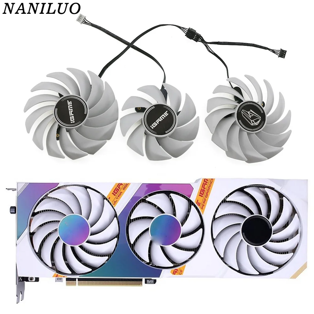 Вентилятор охлаждения 4Pin для цветной видеокарты GeForce RTX 3080 3070 Ti iGame Ultra OC RTX3080 RTX3070
Вентилятор охлаждения 4Pin для цветной видеокарты GeForce RTX 3080 3070 Ti iGame Ultra OC RTX3080 RTX3070